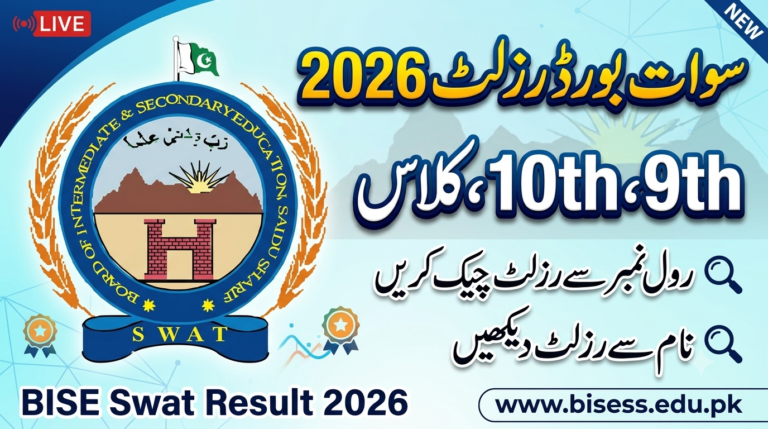 BISE Swat Board Result 2026
