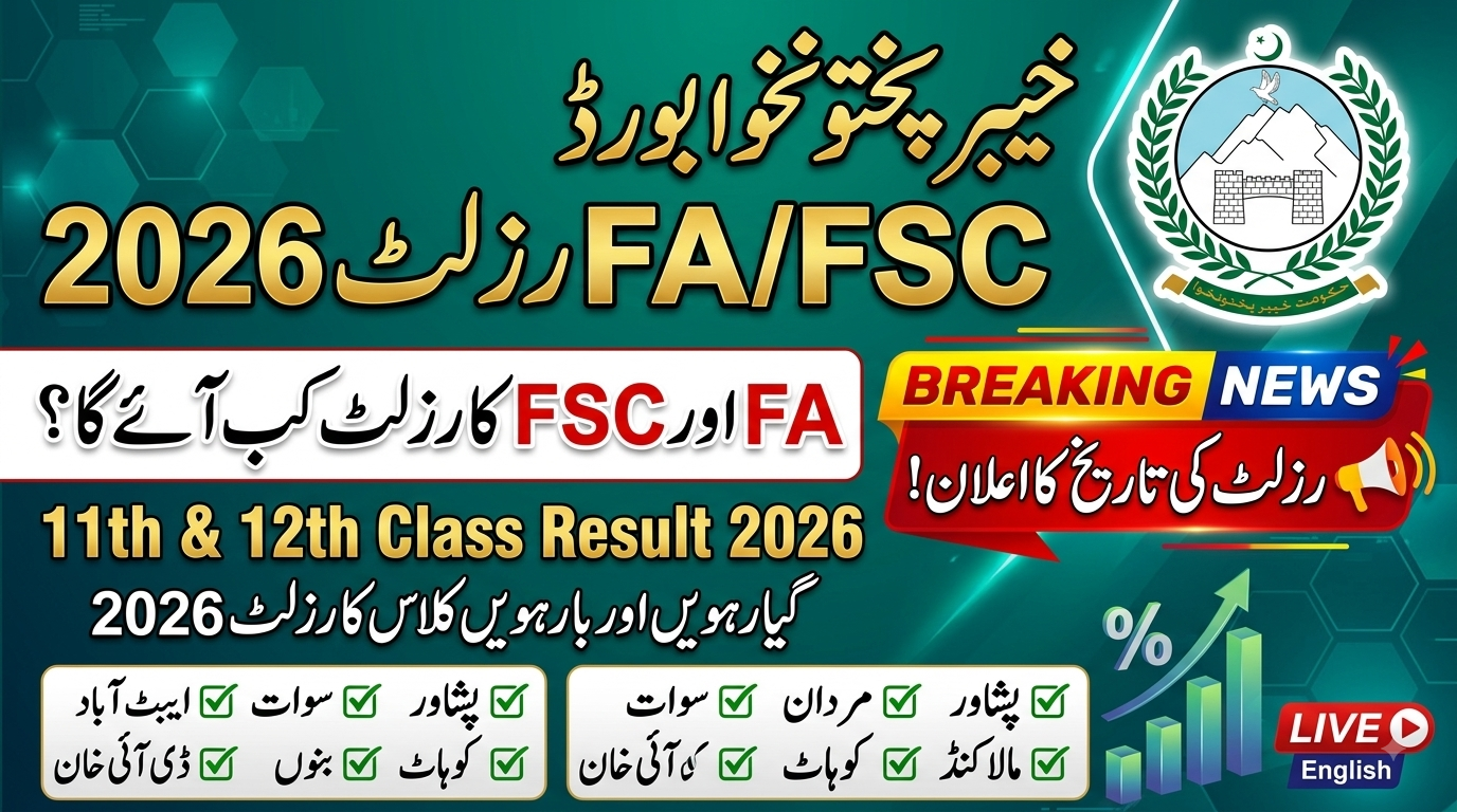 KPK Board FAFSC Result 2026 Date Announced – Check Intermediate Result Online